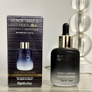 FarmStay‎ Black Snail & Peptide 9 Perfect Ampoule Anti-Aging Brightening Serum